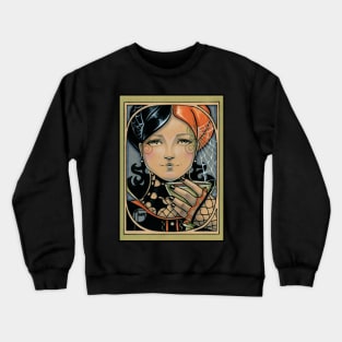 Halloween Queen With Chalice Crewneck Sweatshirt